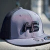 Headbanger Sports I8501 Cap America Flexfit Performance Trucker Mesh Back Hat: Graphite / Black