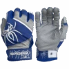 2022 Spiderz PRO Model Batting Gloves: Royal Blue/White