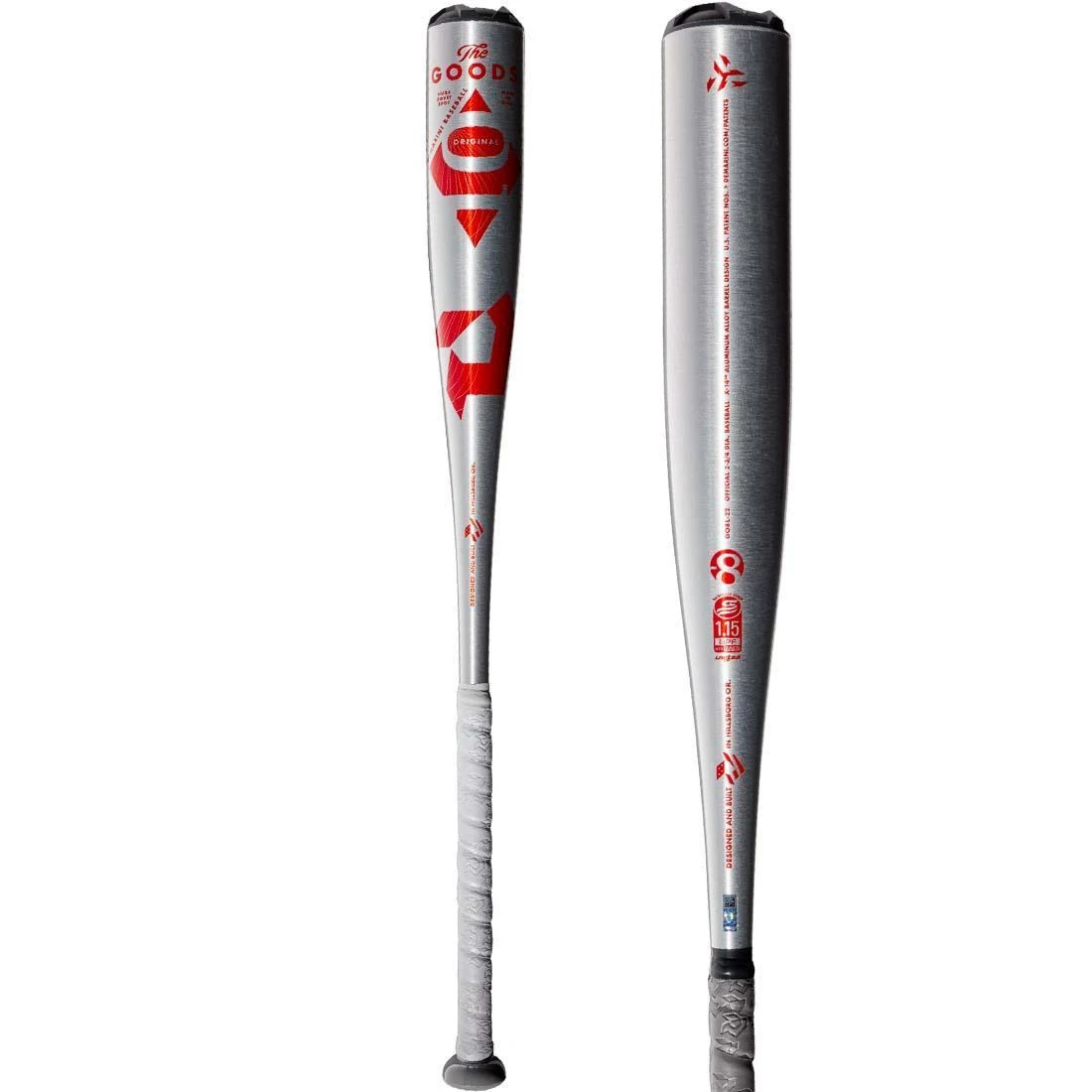 2022 DeMarini The Goods One Piece (-8) USSSA Baseball Bat: WTDXGO8-22 1 2022 DeMarini The Goods One Piece (-8) USSSA Baseball Bat: WTDXGO8-22