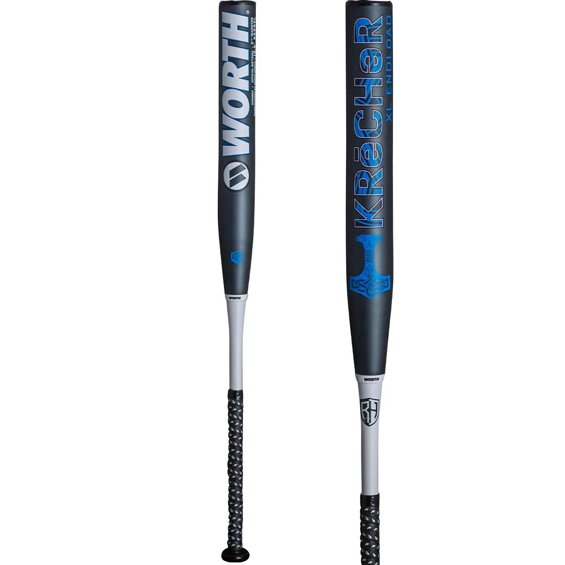 2022 Worth KReCHeR 13.5" XL ASA/USA Slowpitch Softball Bat: WRH22A 1 2022 Worth KReCHeR 13.5" XL ASA/USA Slowpitch Softball Bat: WRH22A