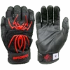 2022 Spiderz ENDITE Batting Gloves: Black And Red