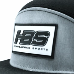 Headbanger Sports Lifestyle Pacific P787 6-Panel Arch Snapback Hat: Black / Heather Grey -EASTON Shop 25 0a270c96 12e7 4d7b bdf8 c6bea280a145