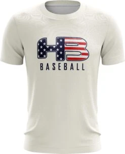 Headbanger Sports Exclusive " HB Sports Baseball" Short Sleeve Jersey -EASTON Shop Baseball Cream