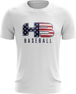 Headbanger Sports Exclusive " HB Sports Baseball" Short Sleeve Jersey -EASTON Shop Baseball White