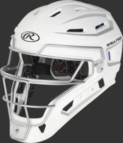 Rawlings Youth White/Silver VELO 2.0 Catcher's Gear Box Set: CSV2Y-W/SIL -EASTON Shop CSV2A W SIL Helmet