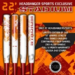 2022 DeMarini Stadium 12" USSSA Slowpitch Softball Bat: WTDXSTU-22 -EASTON Shop DeMarini Stadium STU 22 Red Orange 1200x1200 b83cb472 7006 47d9 a10d a9a3f1f5be64