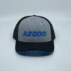 WILSON A2000 FLEX FIT HAT: BLACK / HEATHER GRAY