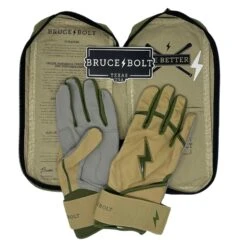 Bruce Bolt Premium Pro Military Series Long Cuff Batting Gloves: Beige -EASTON Shop IMG 0884