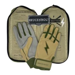 Bruce Bolt Premium Pro Military Series Short Cuff Batting Gloves: Beige -EASTON Shop IMG 0887