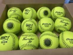 Dudley Thunder SY HYCON ICON NSA 12" Synthetic Slowpitch Softballs (DOZEN): 4E824Y -EASTON Shop IMG 5781