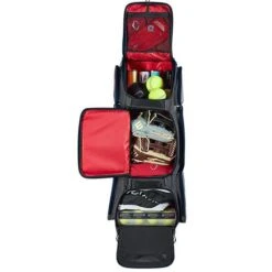 DeMarini Special Ops Front Line Wheeled Roller Bag: WB57109 -EASTON Shop InsideViewofFrontLIneRollerWB57109