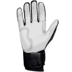 Bruce Bolt PREMIUM PRO Chrome Series Long Cuff Batting Gloves: Black -EASTON Shop LC CHRB PALM