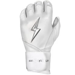 Bruce Bolt PREMIUM PRO Chrome Series Long Cuff Batting Gloves: White 11 Bruce Bolt PREMIUM PRO Chrome Series Long Cuff Batting Gloves: White -EASTON Shop LC CHRW LEFT