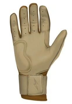 Bruce Bolt PREMIUM PRO Gold Series Batting Gloves: Long Cuff -EASTON Shop LC GLD PALM
