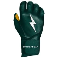 Bruce Bolt PREMIUM PRO Long Cuff Batting Gloves: Green -EASTON Shop LC GRNG RIGHT