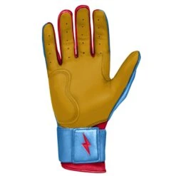 Bruce Bolt PREMIUM PRO BADER Series Long Cuff Batting Gloves: Baby Blue -EASTON Shop LC HBB PALM