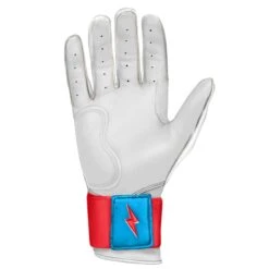 Bruce Bolt PREMIUM PRO BRINSON Series Long Cuff Batting Gloves: White -EASTON Shop LC LBW PALM