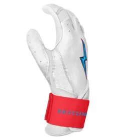 Bruce Bolt PREMIUM PRO BRINSON Series Long Cuff Batting Gloves: White -EASTON Shop LC LBW SIDE