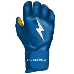 Bruce Bolt PREMIUM PRO Long Cuff Batting Gloves: Royal -EASTON Shop LC ROYG RIGHT