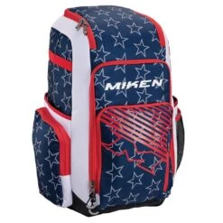 Miken Deluxe Slowpitch Backpack: MBA004 -EASTON Shop MikenDeluxeSlowpitchBackpack MBA004 StarsandStripes