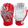 2022 Spiderz PRIZM Batting Gloves: Red/Silver