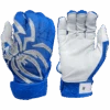 2022 Spiderz PRIZM Batting Gloves: Royal Blue/Silver