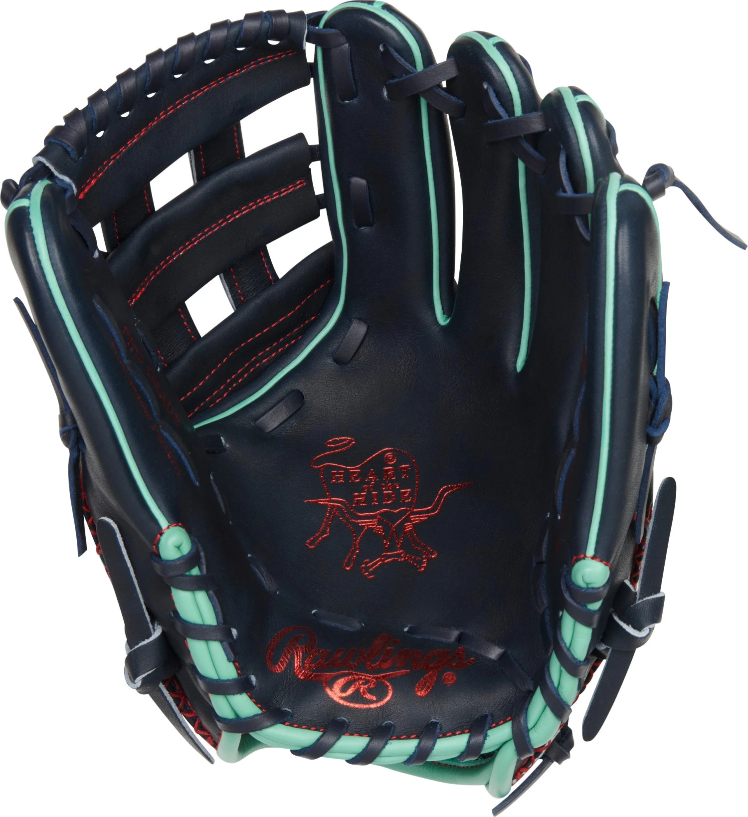 Rawlings Heart Of The Hide ColorSync 6.0 12" Infield Baseball Glove: PRONA28NM 2 Rawlings Heart Of The Hide ColorSync 6.0 12" Infield Baseball Glove: PRONA28NM - Image 2