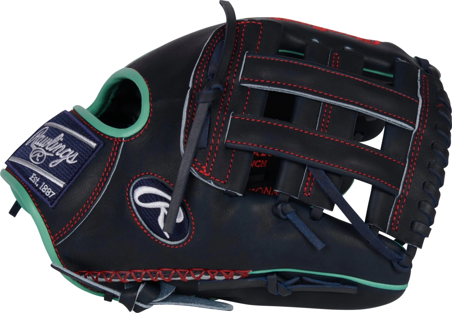 Rawlings Heart Of The Hide ColorSync 6.0 12" Infield Baseball Glove: PRONA28NM 3 Rawlings Heart Of The Hide ColorSync 6.0 12" Infield Baseball Glove: PRONA28NM - Image 3
