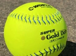 Worth 12" Super Gold Dot PRO M USSSA Slowpitch Softballs (Dozen): UM12CY -EASTON Shop PhotoMar11 121056PM