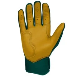 Bruce Bolt PREMIUM PRO Short Cuff Batting Gloves: GREEN -EASTON Shop SC GRNG PALM