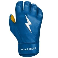 Bruce Bolt PREMIUM PRO Short Cuff Batting Gloves: Royal -EASTON Shop SC ROYG RIGHT
