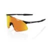 100% HYPERCRAFT Sunglasses Matte Black - HiPER Red Multilayer Mirror Lens