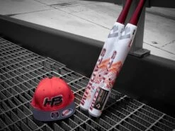 Headbanger Sports I8503 Cap America Flexfit Perforated Performance Hat: Red & Black -EASTON Shop STU HAT