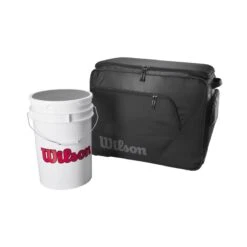 Wilson Coaches Ball Bucket Roller Bag: WB5710701 -EASTON Shop WB5710701 3 Wilson Ball Bucket Bag Black.png.cq5dam.web .1200.1200