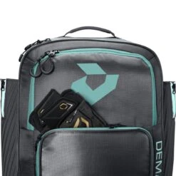 2022 DeMarini Spectre Baseball And Softball Backpack: WB57176 37 2022 DeMarini Spectre Baseball And Softball Backpack: WB57176 -EASTON Shop WB5717602 5 Spectre Backpack Grey Mint.png.cq5dam.web .1200.1200