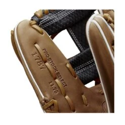 2021 Wilson A2K 1787 11.75" Infield Baseball Glove: WBW1000601175 -EASTON Shop WBW100060 6 A2K IF 1787 1175 SaddleTan BlackSnakeSS.png.cq5dam.web .1200.1200