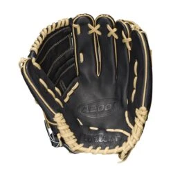 2021 Wilson A2000 B2SS 12" SuperSkin Pitcher's Baseball Glove: WBW10010012 -EASTON Shop WBW100100 1 A2000 P B2SS 12 BlackSS Blonde.png.cq5dam.web .1200.1200