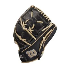 2021 Wilson A2000 B2SS 12" SuperSkin Pitcher's Baseball Glove: WBW10010012 -EASTON Shop WBW100100 2 A2000 P B2SS 12 BlackSS Blonde.png.cq5dam.web .1200.1200