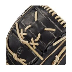 2021 Wilson A2000 B2SS 12" SuperSkin Pitcher's Baseball Glove: WBW10010012 -EASTON Shop WBW100100 4 A2000 P B2SS 12 BlackSS Blonde.png.cq5dam.web .1200.1200
