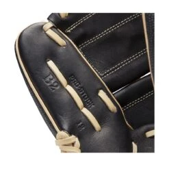 2021 Wilson A2000 B2SS 12" SuperSkin Pitcher's Baseball Glove: WBW10010012 -EASTON Shop WBW100100 6 A2000 P B2SS 12 BlackSS Blonde.png.cq5dam.web .1200.1200