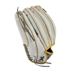2021 Wilson A2000 V125SS 12.5" Utility Fastpitch Glove: WBW100214125 -EASTON Shop WBW100214 3 A2000 P OF V125 125 WhiteSS Gold GreySnakeSkin.png.cq5dam.web .1200.1200