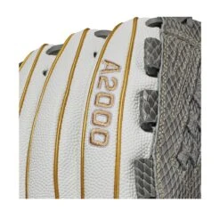2021 Wilson A2000 V125SS 12.5" Utility Fastpitch Glove: WBW100214125 -EASTON Shop WBW100214 5 A2000 P OF V125 125 WhiteSS Gold GreySnakeSkin.png.cq5dam.web .1200.1200
