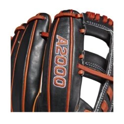 2022 Wilson A2000 1716 11.5" Infield Baseball Glove: WTA20RB221716 -EASTON Shop WBW100389 5 A2000 Leather 1716 IF 115 Black Copper.png.cq5dam.web .1200.1200
