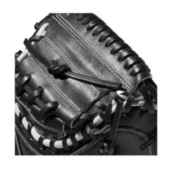 2022 Wilson A2000 M1DSS 33.5" Catcher's Mitt: WTA20RB22M1DSS -EASTON Shop WBW100401 4 A2000 M1D C 335 Black White Red.png.cq5dam.web .1200.1200