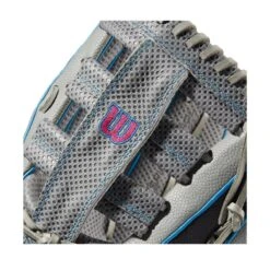 Wilson A2000 SCSP13SS 13" Slowpitch Softball Fielding Glove: WBW10040213 -EASTON Shop WBW100402 4 A2000 SP13 SC 13 GreyDimpled GreySS BlackSS.png.cq5dam.web .1200.1200