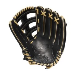 2023 Wilson A2000 1810 Super Skin 12.75" Outfield Baseball Glove: WBW1009731275 10 2023 Wilson A2000 1810 Super Skin 12.75" Outfield Baseball Glove: WBW1009731275 -EASTON Shop WBW100973 1 A2000 OF 1810SS 1275 Black BlackSS Blonde.png.cq5dam.web .1200.1200