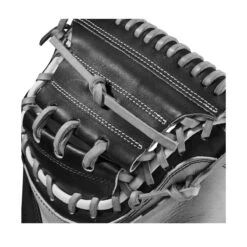2023 Wilson A2000 M2 33.5" Baseball Catcher's Mitt: WBW100977335 -EASTON Shop WBW100977 4 A2000 C M2SS 335 Grey Black.png.cq5dam.web .1200.1200