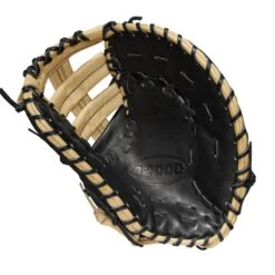 2023 Wilson A2000 1679 Super Skin 12.5" Baseball First Base Mitt: WBW100979125 -EASTON Shop WBW100979 1 A2000 1B 1679SS 125 Black BlackSS Blonde.png.cq5dam.web .1200.1200