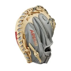 2023 Wilson A2000 PF33 Super Skin 33" Baseball Catcher's Mitt: WBW10098433 -EASTON Shop WBW100984 3 2023 A2000 C PF33SS 33 GreySS Blonde.png.cq5dam.web .1200.1200