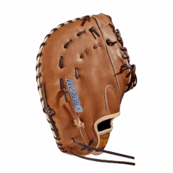 2023 Wilson A2000 AC4 12.5" Fastpitch First Base Mitt: WBW101017125 -EASTON Shop WBW101017 3 A2000 FP Amanda Chidester GM FP1620 125 SaddleTan Blonde Blue